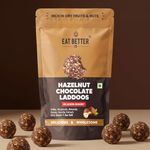 Hazelnut Chocolate Sugar-Free Laddoos | High Protein & Instant Energy | 95% Dry-Fruits - Healthy Chocolate – No Added Sugar | Healthy Snacks | Energy-Bar Replacement (Pack of 20-200gm)
