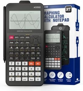 Rechargeable Graphing Scientific Calculators with Notepad for High School