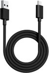 PWNAGE Ultra Custom Paracord Ultra Flexible USB C Cable for Gaming Keyboard, Mouse, Charging, Double-Sleeved Mechanical Keyboard Cable, 1.8M USB-A to USB-C, Black Color