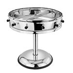 New Star Stainless Steel Order Wheel Ticket Holder, 12 Clips, 14-Inch Dia with 10-Inch Chrome Heavy Base, 1 Piece