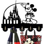 Beaty Disney Castle Theme Wall Decor Hooks Customize Household Door Decor Hooks Multi-Function Wall Coat Bags Clothes Hook Keys Holder