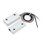 sourcing map Rolling Door Contact Magnetic Reed Switch Alarm with 3 Wires for N.O./N.C. Applications MC-51