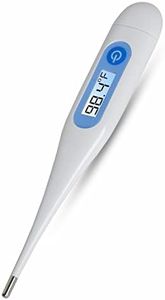 AccuSure Plastic Mt-32 Mercury-Free Digital Thermometer With Transparent Storage Case, Pack of 1
