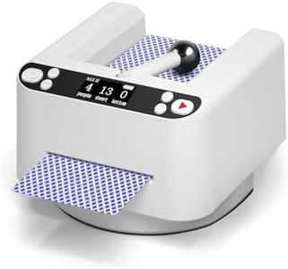 CARDSPIN 360° Rotating Automatic Card Dealer Machine, 2 Decks Card Fast Accurate & Stable Smooth Dealing, Casino Playing Card Table Accessories for Texas Holdem, Blackjack Card Games As Gifts