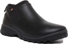 BOGS Womens Sauvie Chelsea Rain Boot, Black, 10