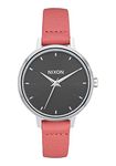 Nixon Women's Medium Kensington A12612958-00 32mm Gray Dial Leather Watch, Modern