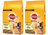 2 x 12kg Pedigree Vital Protection Adult Chicken & Veg Dog Food Multibuy