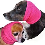 Happy Hoodie The Original Calming Band for Dogs & Cats - 2 Pack (1 Small, 1 Large) - for Anxiety Relief & Calming Dogs – Noise Canceling for Dogs - The Force Drying & Grooming Miracle Tool Since 2008