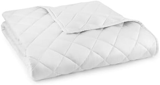 Whisper Organics 100% GOTS-Certified Organic Cotton Comforter King Size – 240 GSM Lightweight Down Comforter 300 Thread Count (104x92 Inch, White)