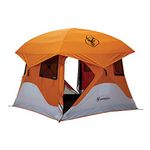 Gazelle 4 Man Camping Hub Tent 22272, Orange