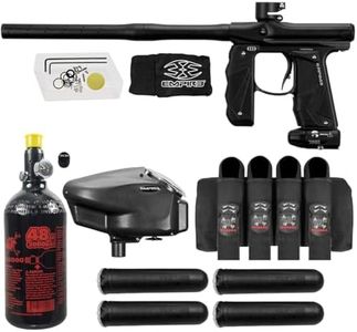 Maddog Empire Mini GS Advanced Paintball Gun Starter Package - Dust Black 2-pc Barrel