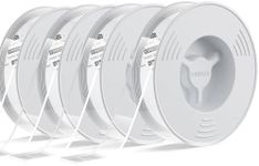 vimiroo 4 Pack Double Sided Tape Heavy Duty, Extra Large16.4FT Nano Double Sided MountingTape, Transparent Strong Removable Adhesive Picture Hanging Strips, Wall Tape Sticky Poster Carpet Decor