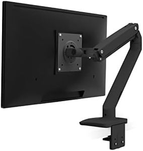 Ergotron – MXV Single Monitor Arm, VESA Desk Mount – for Monitors Up to 34 Inches, 3.2 to 9.1kg -Matte Black