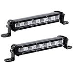 AnTom 2Pcs Reverse Flood Light 18W 18cm Daytime Running Lights Off Roading Driving Work Spot Lights for tractors for 4x4 Vehicle Mitsubishi, Motorbike, Bus