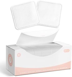 ICOTLE Square Cotton Pads,100% Cotton, Not to Shed or Fall Apart, 60 Count, Unique Triple-Layer Design for Daily Skin Care