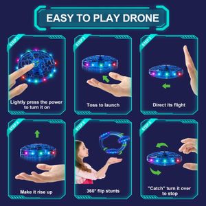 ETPlanet Hand Operated Mini Drone – Kids Flying Toy