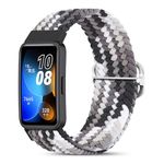 Senbos Nylon Strap Compatible with Huawei Band 8, Adjustable Replacement Bands for Huawei Band 8, Comfortable Elastic Nylon Braided Wristband Compatible with Huawei Band 8 for Unisex