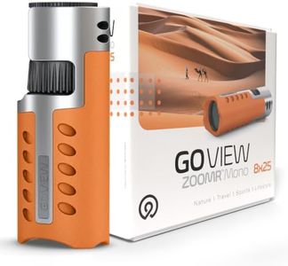 GOVIEW ZOOMR Mono 8x25 High Powered Monocular for Adults - Sunset Orange