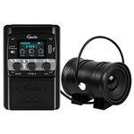 GUITTO GGP-04 Acoustic Guitar IR Vibration Pickup with Multiple Classical Guitar IR Tones, Multiple Reverb Delay Effects, Precise tuner & color LCD display