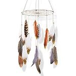 Boho Feather Baby Mobile for Crib, 