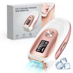 Haarlosy IPL Laser Hair Removal - Ice Cooling Painless & Long Lasting Results, At-Home Hair Removal Device for Body and Face, Women and Men, 5 Levels, Auto & Manual Modes, 999,900 Flashes