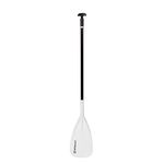 attwood 11772-1 Stand-Up Paddle Board (SUP) Paddle, Length Adjusts 55-82 Inches, Black Aluminum Grip, White ABS Blade