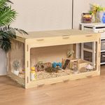 COZIWOW Wooden Hamster Cage Chewpro