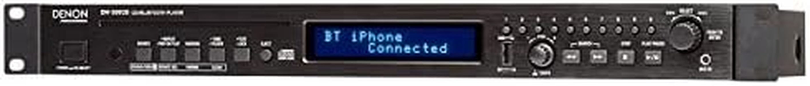 Denon DN-500CB Professional CD/Media Player with Bluetooth/USB/Aux Inputs and RS-232C, Bluetooth 3.0 Pairing to (8) Devices, Slot-loading CD Transport, USB Host Port for File Playback
