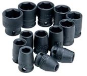 ATD Tools ATD-2301 13-Piece 3/8-Inch Drive 6 Point Metric Standard Impact Socket Set