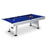 Hathaway BG3147 8' Outdoor Pool Table with Aluminum Rails & Waterproof Felt