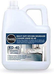 Duzo KD-40 - Heavy Duty Kitchen Degreaser Cleaner Liquid 5 Liters - Grease, Oil & Tough Stain remover for Kitchen Chimney, Grill, Oven, Gas Stove, Kitchen Cabinets, Wall Tiles & Kitchen Cleaning