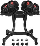 OKSTENCK 340 lb Adjustable Dumbbell Stand/Rack with Wheels, Dumbbell Holder Adjustable Dumbbells Rack Standard Metal Holder with Four Wheels for Home Gym Use Convenient.