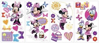 Roommates Mickey and Friends Minnie Bowtique Peel & Stick Wall Decals (Multicolor)