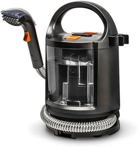 Shampouineuse 400W avec pulvérisateur - Nettoyeur textile à main avec réservoir, injecteur extracteur, détacheur laveur, aspire et nettoie canapés, tissus, moquettes, sièges auto, tapis, câble 5m