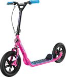 Razor Flashback Kick Scooter – 12" Mag Wheels with Air-filled Tires, Dual Hand-Operated Brakes, BMX Style Scooter for Kids and Teens - Pink