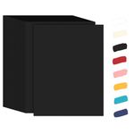 100 Sheets Black Cardstock 8.5 x 11, Goefun 65lb Card Stock Printer Paper for Halloween, Scrapbooking, Crafts, Invitations, DIY Cards