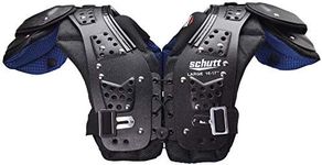 Schutt Mid-Flex 4.0 All-Purpose Shoulder Pads, Football, Black, Small