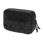 OneTigris MOLLE Pouch Tactical Admin Pouch 500D Cordura Nylon EDC Utility Pouches Tools Bag(Black)