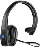 Conambo 2024 Upgraded Bluetooth Headset with Microphone, Trucker Headset with CVC8.0 Dual Mic Noise Cancelling & Mute Button, 35Hrs HD Talktime Hands-Free Wireless Headphones for Driver Home Office