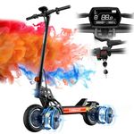 Electric Scooter, 60-70km Range, 48V 20.8 Ah Battery, 10 inch Off-Road Tires, Electric Scooter Adult 150 kg Load Capacity, Double Suspension, TODIMART S13 Folding Escooter