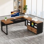 Tribesigns L-Shaped Executive Desk 