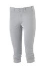 Mizuno Girls Youth Prospect Softball Pant, Grey, L