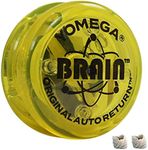 Yomega The Original Brain - Professional Yoyo For Kids And Beginners, Responsive Auto Return Yo Yo Best For String Tricks + Extra 2 Strings & 3 Month Warranty (Yellow)