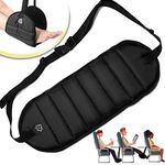 ZOKLU Foot Rest Airplane Travel Footrest - Flight Leg Hammock Hanger Sling to Prevent Back, Leg, Knee, Hip Pain & Stiffness - Portable Travel Accessories Adjustable Height for Plane, Train, Office