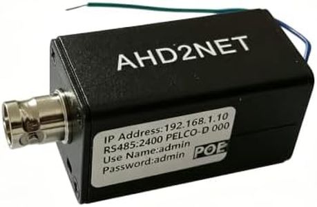 LQY0T AHD2NET Analog to IP Video Encoder (PoE Model) – 1080P H.265/H.264 CCTV Converter, Supports AHD/TVI/CVI/CVBS Cameras, ONVIF RTSP RTMP, RS485 PTZ Control, 802.3af PoE Powered