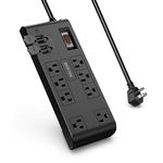 Bestek Power Strip With Surge Protectors