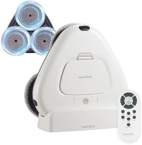 EVERYBOT Three-Spin Robot Mop for Hard Floors - Ultra-Quiet 43dB, Powerful Three Mops Wiping, Long Battery & Large Water Tank, Remote Control, Global Design Award Winner