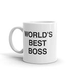 Dunder Mifflin Mug Funny World's Best Boss – 11 oz Coffee Mug, White The Office TV Show