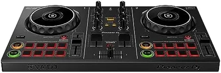 Pioneer DJ DDJ-200-2-Deck Digital DJ Controller with USB/Bluetooth Connectivity, WeDJ App, and 16 Performance Pads