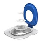 Cat Toilet Trainer Kit | Cat Potty Training Kit | Toilet Training for Cats & Cat Box (Blue)
